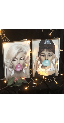 오드리&마리린 캔버스액자출력-뷰티샵이미지(속눈썹,반영구,왁싱,피부관리,바디관리,에스테틱)인테리어,소품,포스터