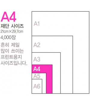 [양면]A4사이즈 4000매